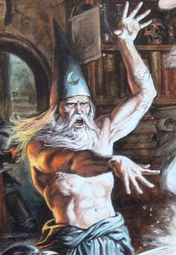 Mago conjurando uma magia